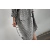 TE1375GJWL Korean fashion loose casual joker stripes long shirt