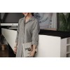 TE1375GJWL Korean fashion loose casual joker stripes long shirt