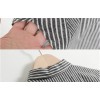 TE1375GJWL Korean fashion loose casual joker stripes long shirt