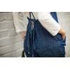 TE1381GJWL Euramerican fashion casual suspender denim pants