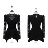 TE1383GJWL Euramerican fashion lace splicing irregular dress