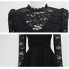 TE1383GJWL Euramerican fashion lace splicing irregular dress