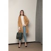 TE1399GJWL Europe and America loose casual comfortable double-faced woolen coat