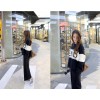 TE1508GJWL Loose casual splicing print tracksuit