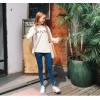 TE1016XXB Autumn fashion letters print long sleeve sweatshirt