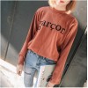 TE1016XXB Autumn fashion letters print long sleeve sweatshirt