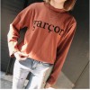 TE1016XXB Autumn fashion letters print long sleeve sweatshirt