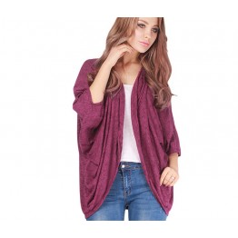 TE1195BNYR Hot sale Euramerican fashion batwing sleeve cardigan