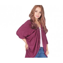 TE1195BNYR Hot sale Euramerican fashion batwing sleeve cardigan