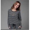 TE1366GJWL Euramerican fashion casual loose drawstring waist stripes dress