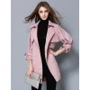 TE5681OSMY New style pink puff sleeve bishop sleeve lacing waist coat