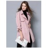 TE5681OSMY New style pink puff sleeve bishop sleeve lacing waist coat