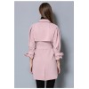 TE5681OSMY New style pink puff sleeve bishop sleeve lacing waist coat