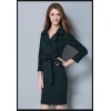 TE5682OSMY Trendy pure color slim temperament dress