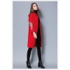 TE5685OSMY New style slim joker embroidery sleeve woolen long coat