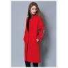 TE5685OSMY New style slim joker embroidery sleeve woolen long coat