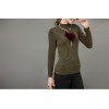 TE1400GJWL Euramerican fashion joker slim mercerized cotton backing t-shirt