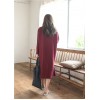 TE1510GJWL Loose fashion color matching scarf fishtail long dress