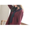 TE1510GJWL Loose fashion color matching scarf fishtail long dress