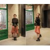 TE1518GJWL New style Korean fashion irregular wide hem skirt