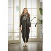 TE1520GJWL Autumn comfortable joker thicken wool flock long dress