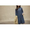 TE1521GJWL Korean fashion autumn loose denim dress