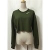 TE5176EQFS Euramerican fashion holes batwing sleeve loose short sweatshirt