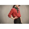 TE1404GJWL Casual Euramerican fashion joker irregular v neck shirt