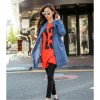 TE1524GJWL Large size casual letters print long t-shirt