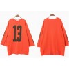 TE1524GJWL Large size casual letters print long t-shirt