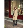 TE1529GJWL Euramerican fashion suit collar joker two-side woolen coat