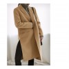 TE1529GJWL Euramerican fashion suit collar joker two-side woolen coat