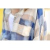 TE1416GJWL Euramerican fashion casual checks joker shirt