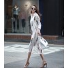 TE1421GJWL New style Korean fashion beauties print long shirt dress