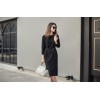 TE1423GJWL Euramerican fashion elegant temperament waist slit dress