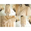 TE1429GJWL Gentle women irregular chiffon splicing vest dress two pieces