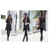 TE1539GJWL Autumn new style joker print irregular dress