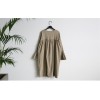 TE1540GJWL Loose Korean fashion trumpet sleeve dress