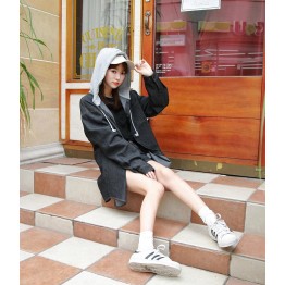 TE3086YZS Pocket lacing cap denim coat