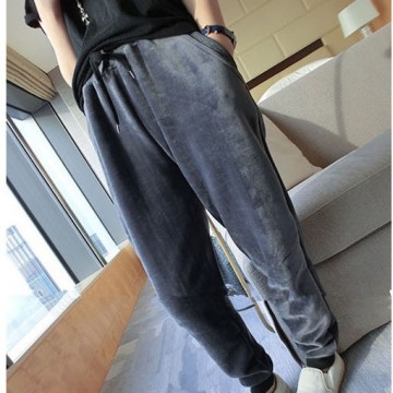 TE1542GJWL Loose casual drawstring waist casual pants