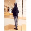 TE1542GJWL Loose casual drawstring waist casual pants