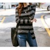 TE1551GJWL Stripes spandex slim irregular backing t-shirt