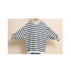 TE1559GJWL New style fashion large size cross stripes t-shirt