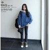 TE6528YZS Casual batwing sleeve contract color hoodie