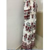 TE1321BNYR Hot sale loose digital print boat neck dress