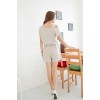 TE1457GJWL Korean fashion off shoulder pure color jumpsuit