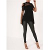 TE6219QQZJ Hot sale hollow out slit back t-shirt