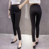 TE8980HYNS New style slim casual slit bottom ninth pants