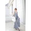 TE1469GJWL New fashion v neck backless wide leg jumpsuit