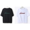 TE595XGM Korean fashion Personality embroidery letters loose t-shirt